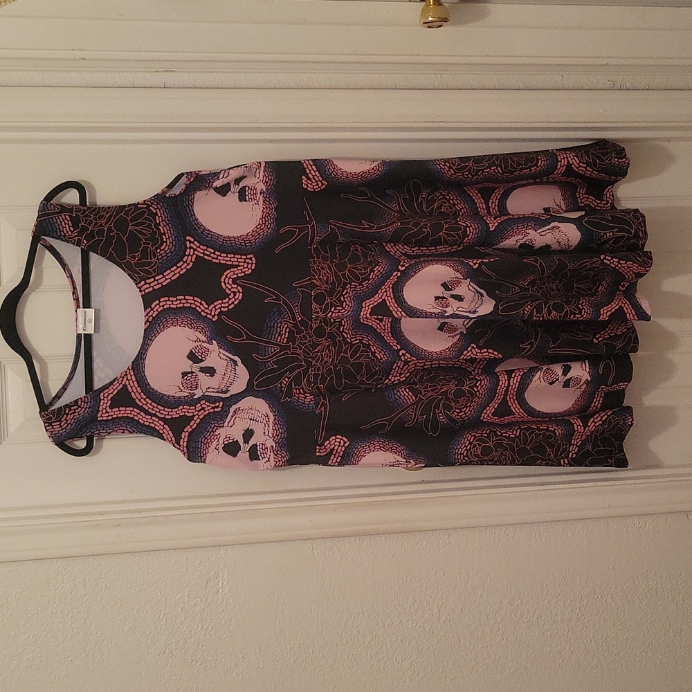 CowCow Skull skater dress, size 4X